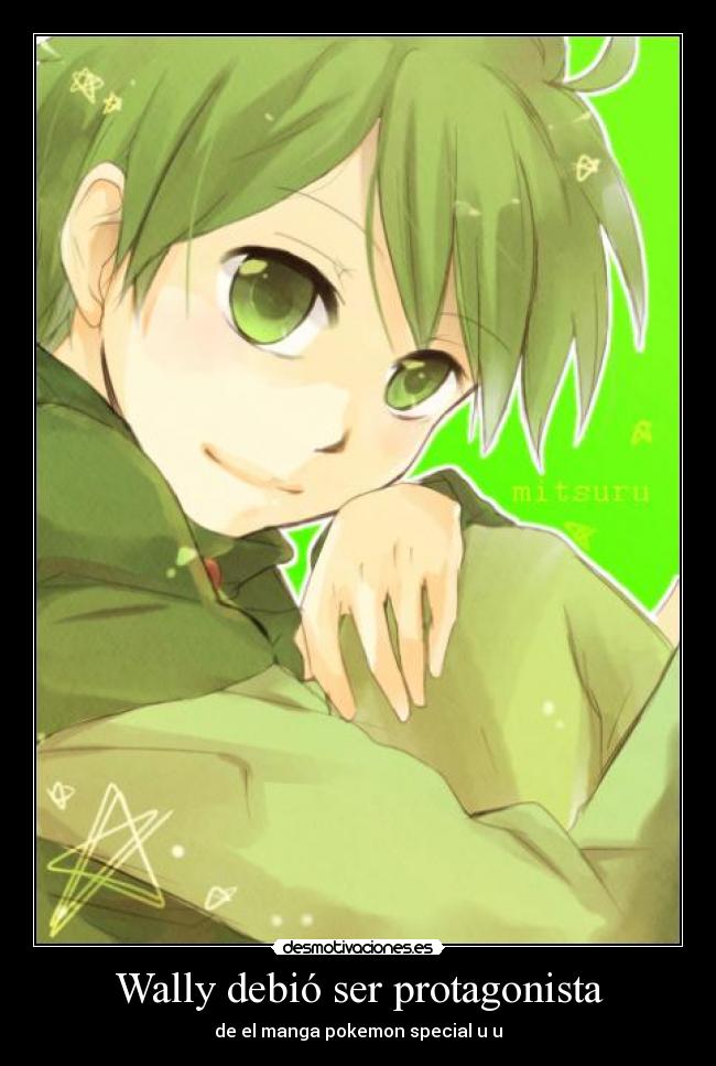Wally debió ser protagonista - de el manga pokemon special u u