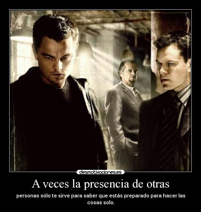 A veces la presencia de otras - 