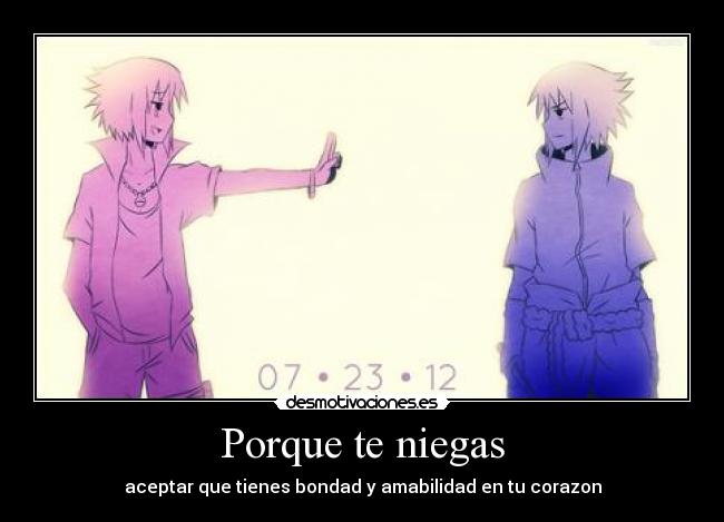 carteles naruto shippuden sasuke uchiha road ninja echos reales personalidades desmotivaciones