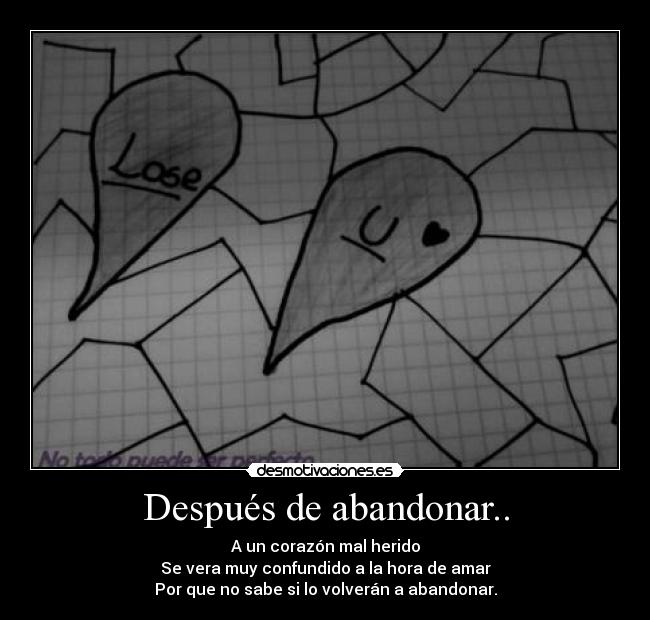 Después de abandonar.. - 