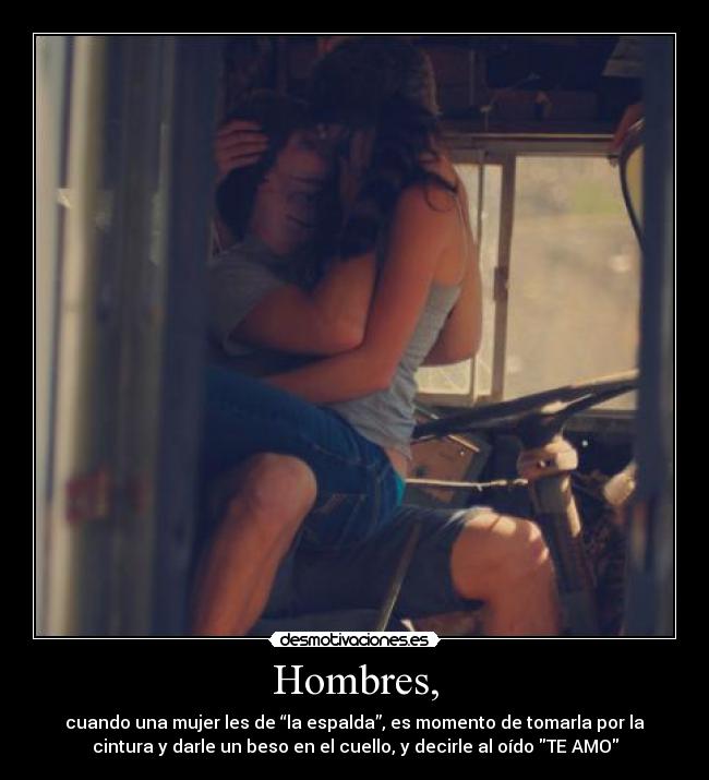 Hombres, - 