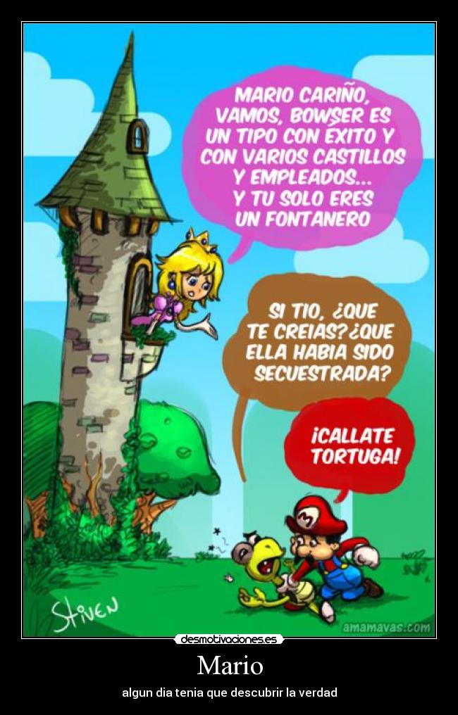 Mario - algun dia tenia que descubrir la verdad
