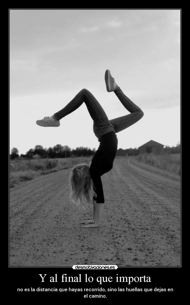 Y al final lo que importa - 