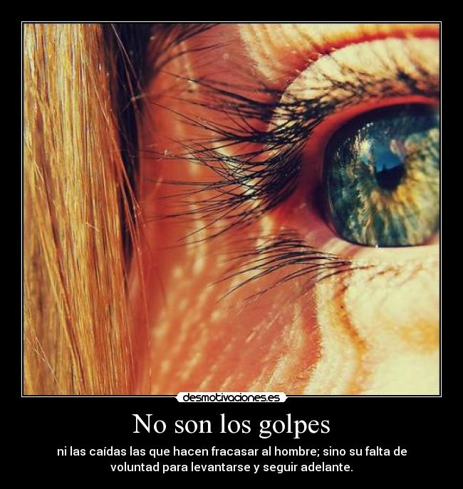 No son los golpes - 