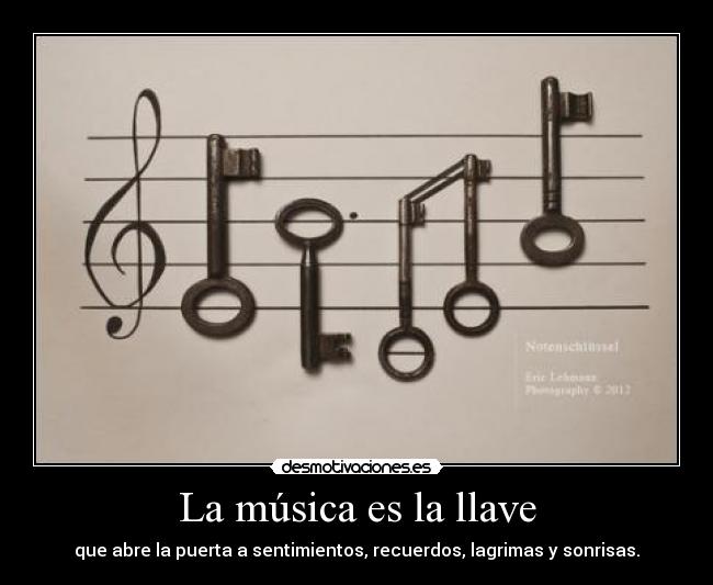 La música es la llave -