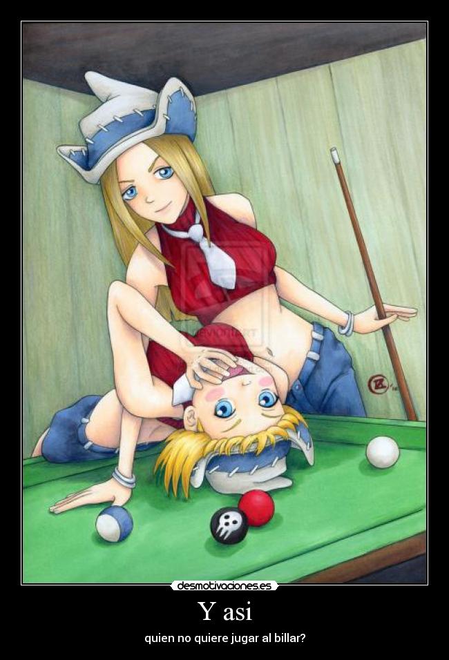 Y asi - quien no quiere jugar al billar?