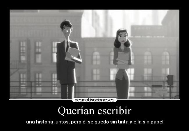Querían escribir -