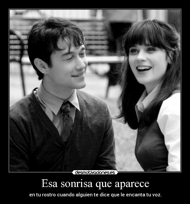 Esa sonrisa que aparece - 