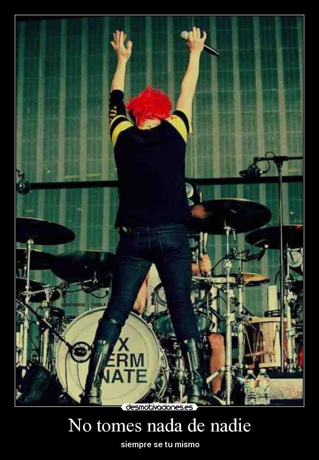 No tomes nada de nadie -