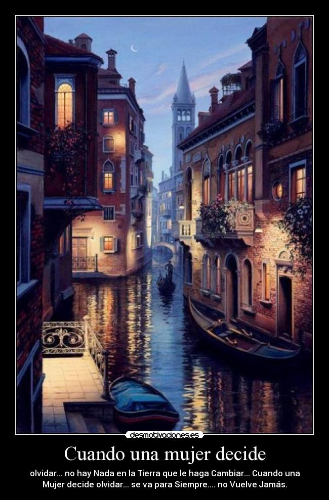 Cuando una mujer decide -