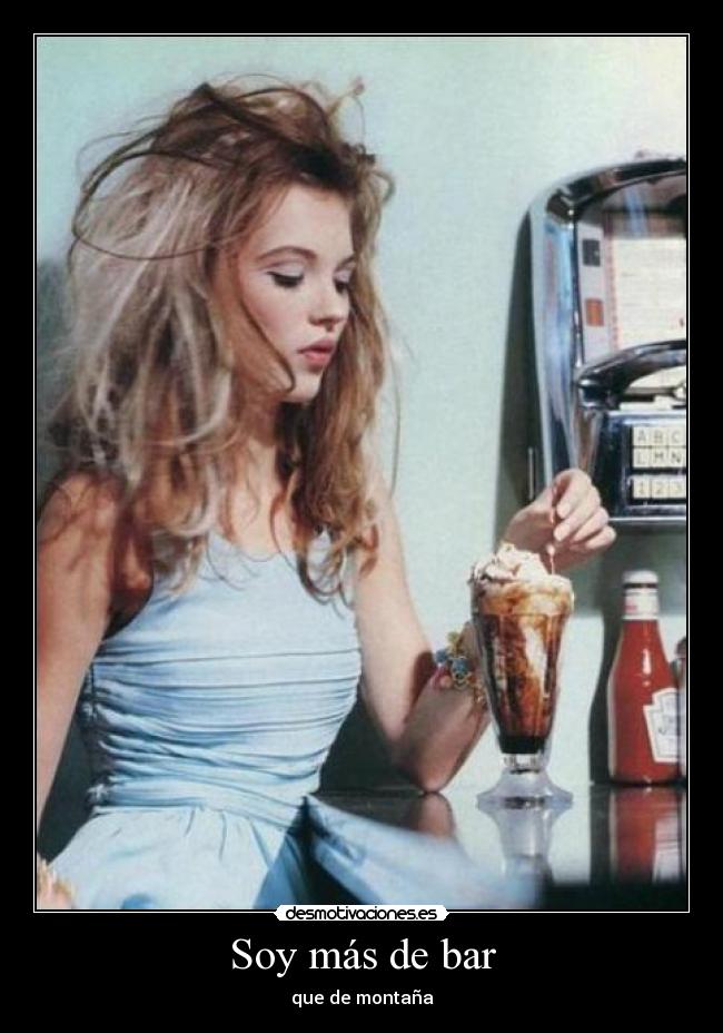 Soy más de bar - 
