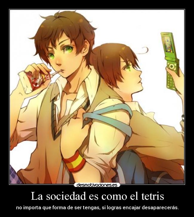 La sociedad es como el tetris -