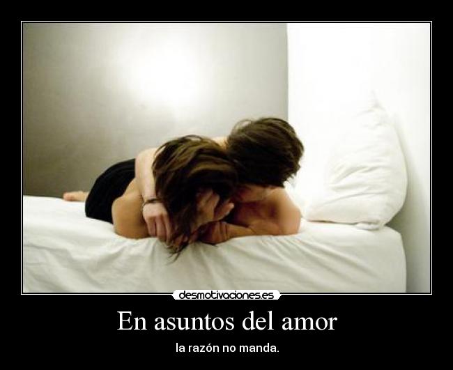 En asuntos del amor - la razón no manda.