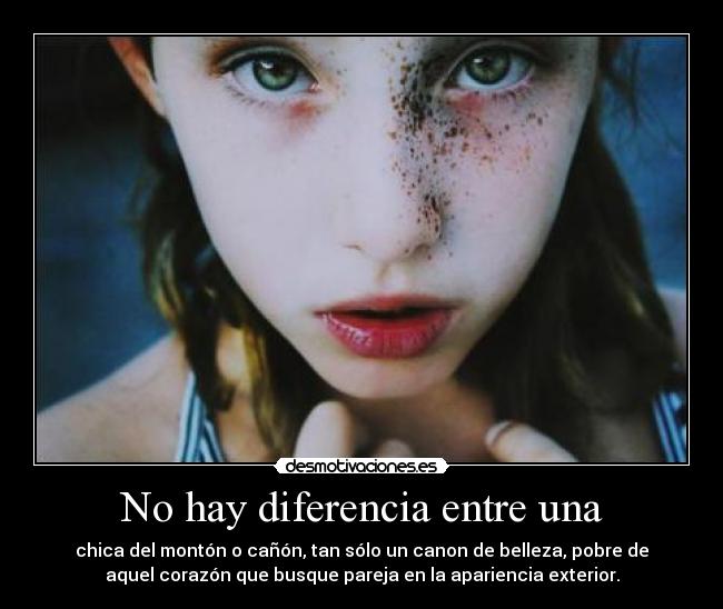 No hay diferencia entre una - 