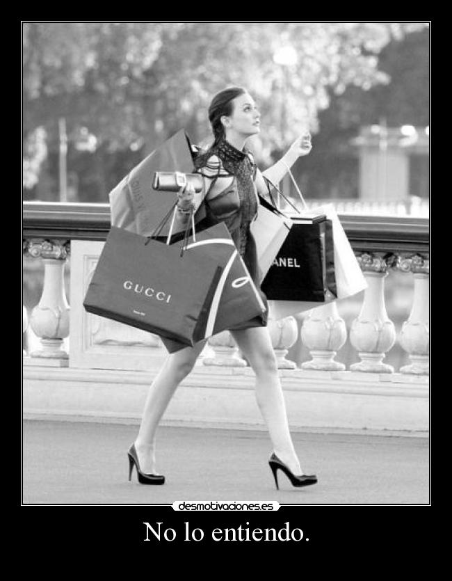 No lo entiendo. -