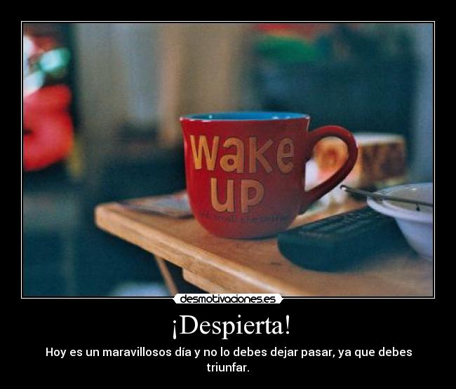 ¡Despierta! -