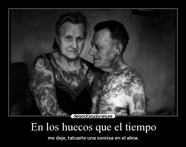 En los huecos que el tiempo -