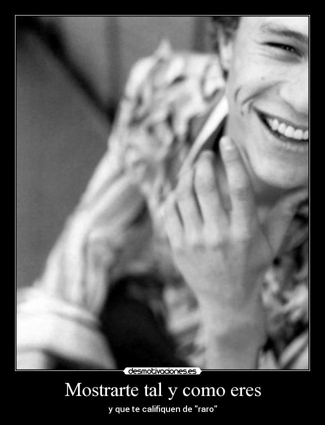 Mostrarte tal y como eres - 