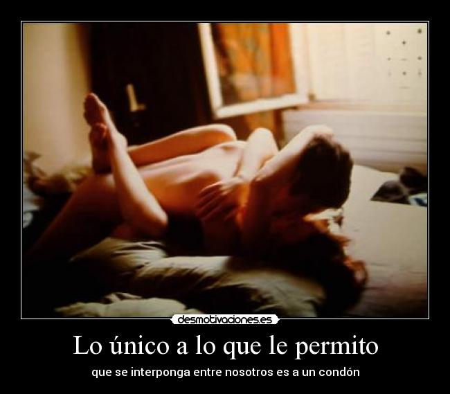 Lo único a lo que le permito -