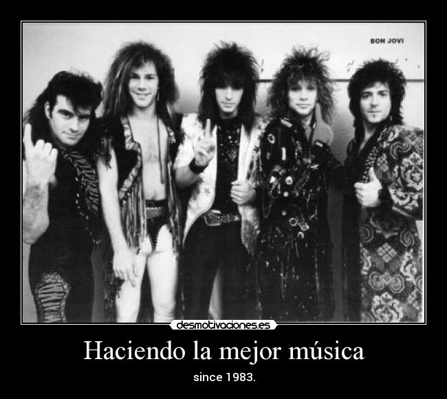 carteles musica bonjovi jonbonjovi musica desmotivaciones