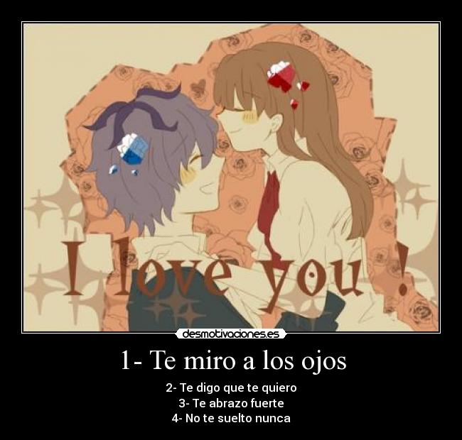 1- Te miro a los ojos - 