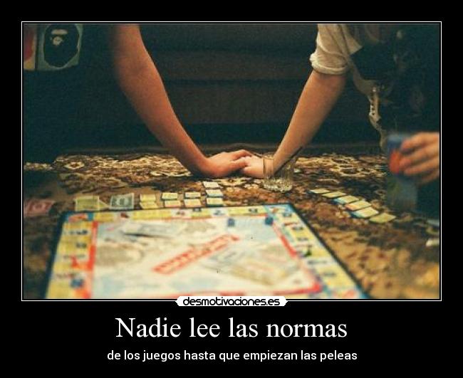 Nadie lee las normas - 