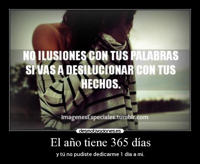 El año tiene 365 días - 