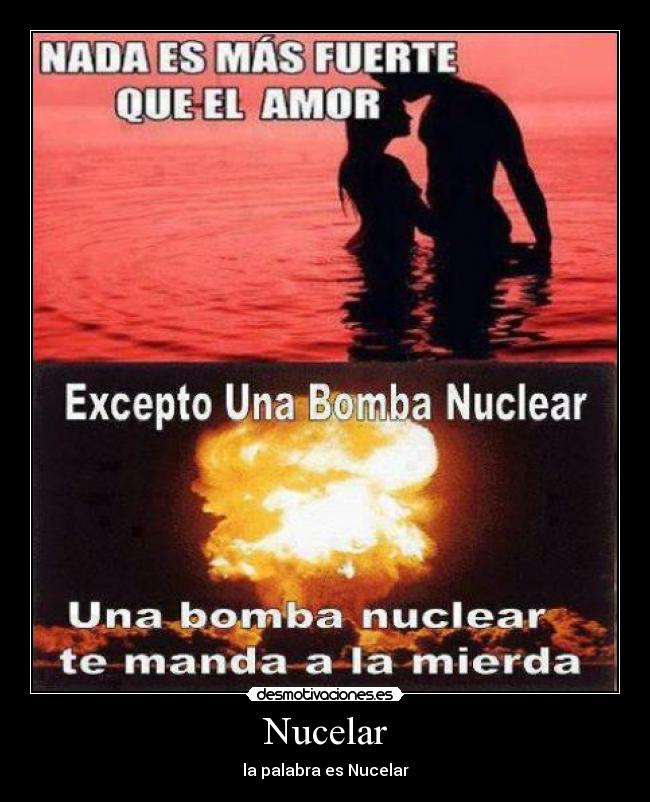 Nucelar - la palabra es Nucelar