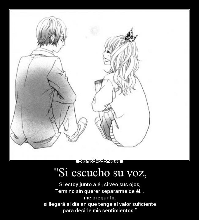 Si escucho su voz, - 