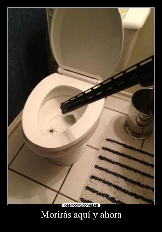 Morirás aquí y ahora -