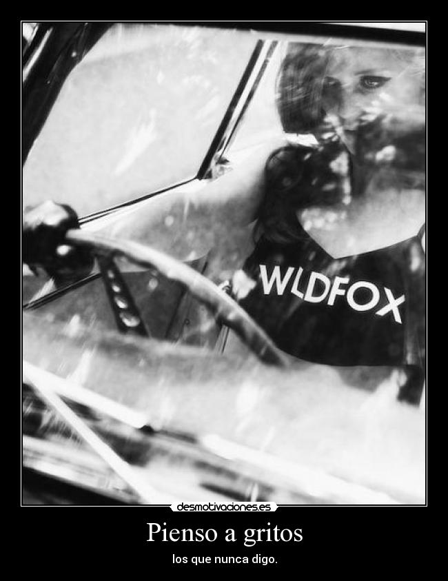 Pienso a gritos -