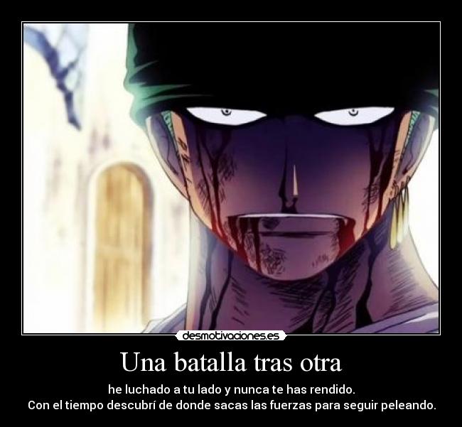 Una batalla tras otra -