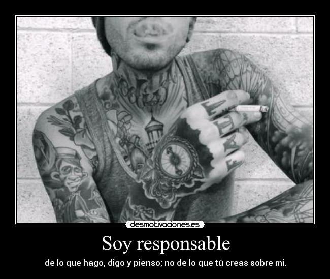Soy responsable - 
