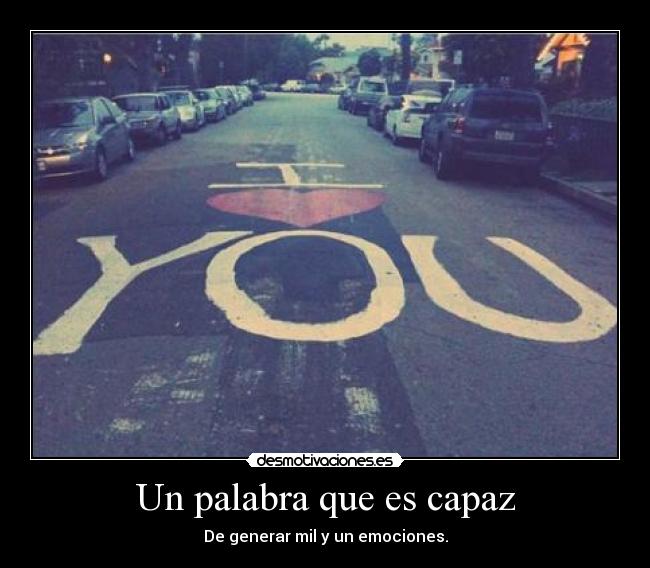 Un palabra que es capaz - 