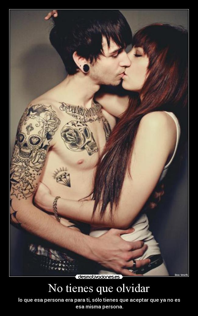 No tienes que olvidar -