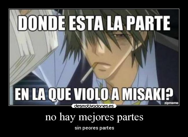no hay mejores partes - sin peores partes