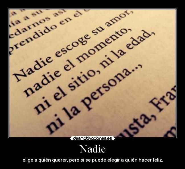 Nadie -