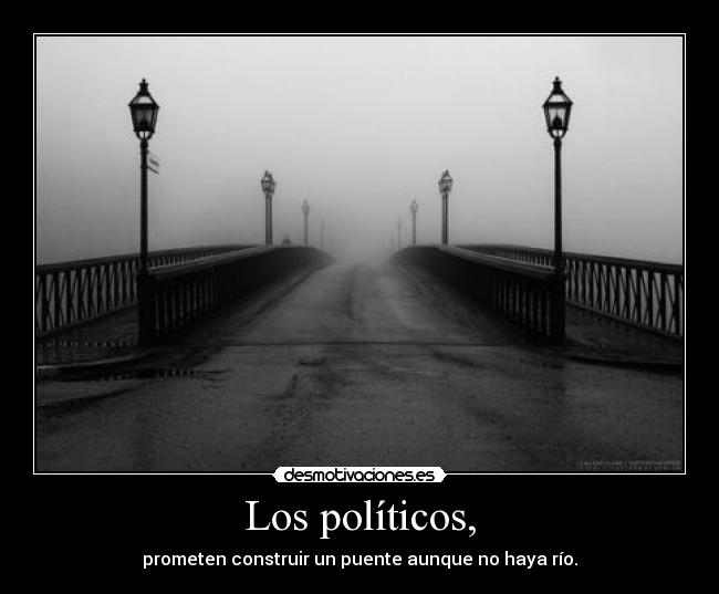 Los políticos, -
