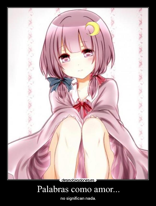 carteles amor magicalsurrealism anime lobitozxc nomiresaqui raptorhunters touhou patchouli knowledge desmotivaciones