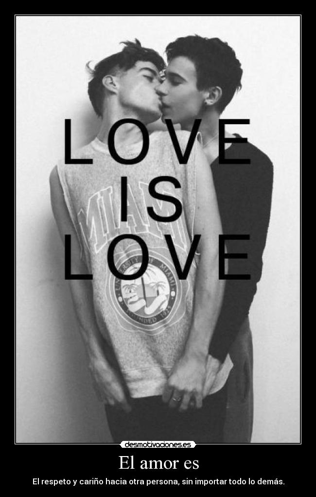 carteles amor gay amor igualdad desmotivaciones