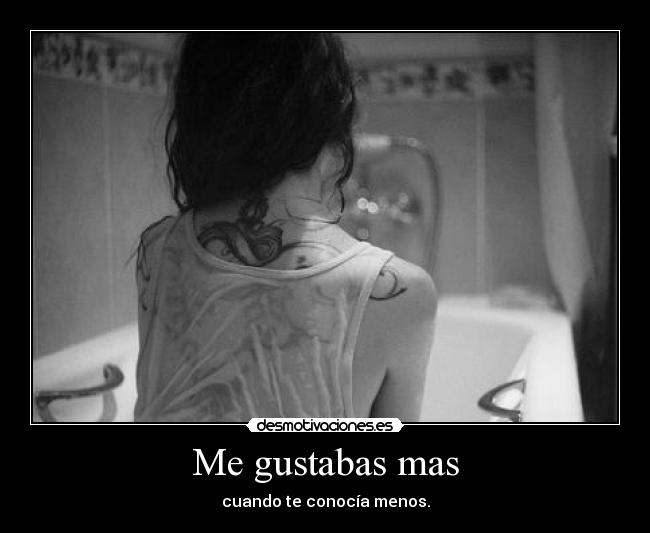 Me gustabas mas - 