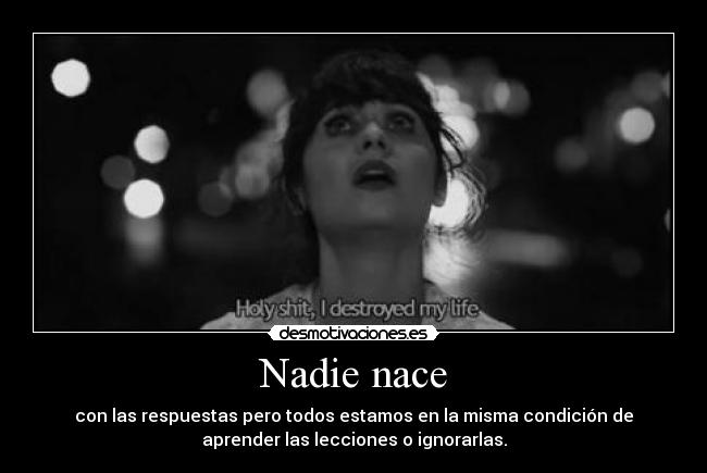 Nadie nace - 