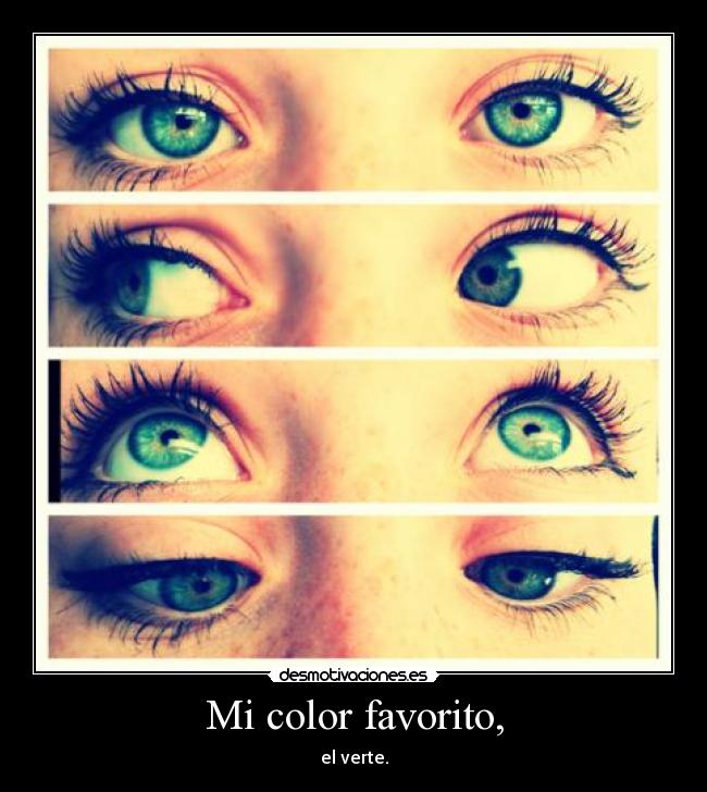 Mi color favorito, - 