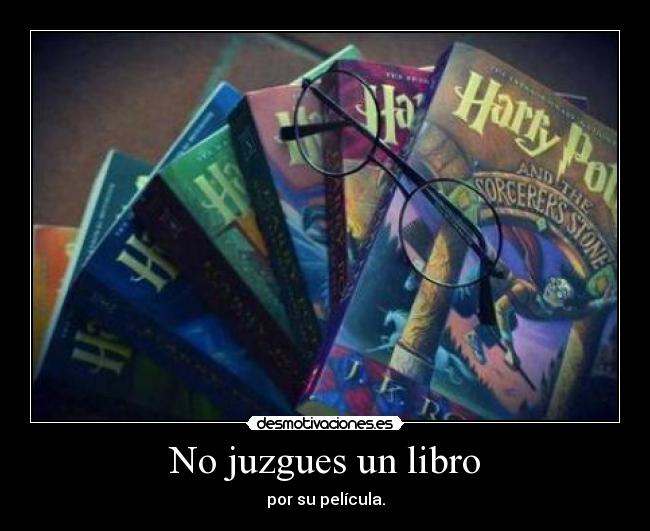 carteles harry potter libros peliculas desmotivaciones