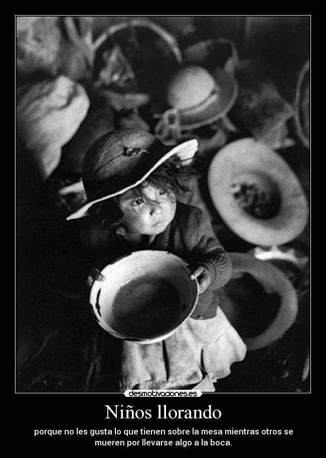 Niños llorando - 