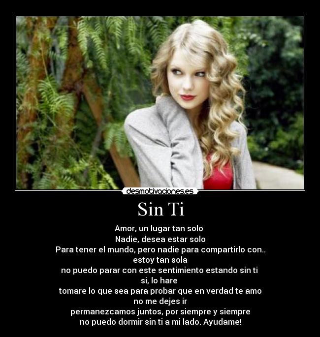 carteles taylor swift with you desmotivaciones