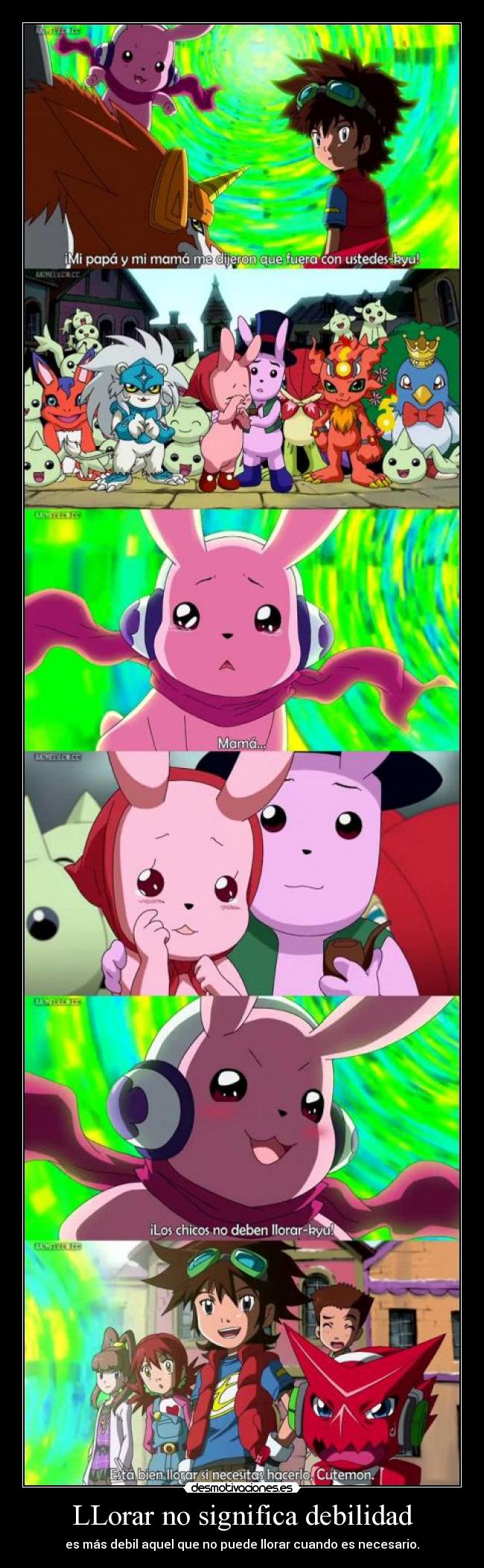LLorar no significa debilidad -