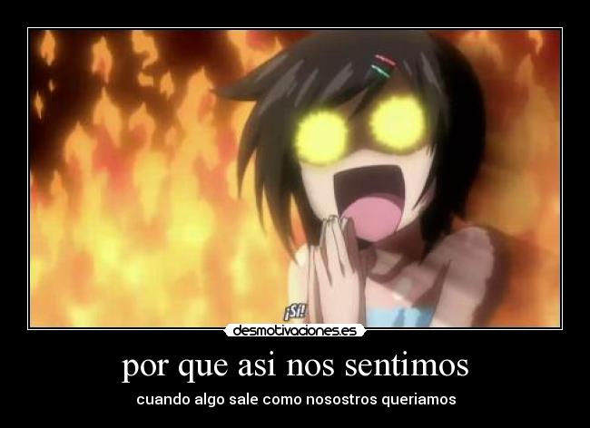 carteles anime desmotivaciones