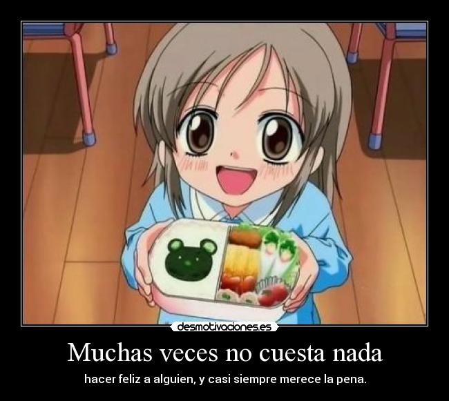 Muchas veces no cuesta nada - 