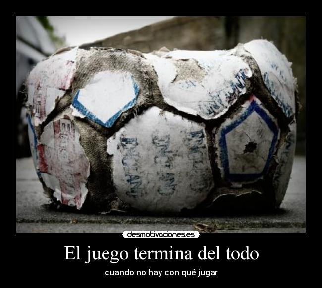 El juego termina del todo - 